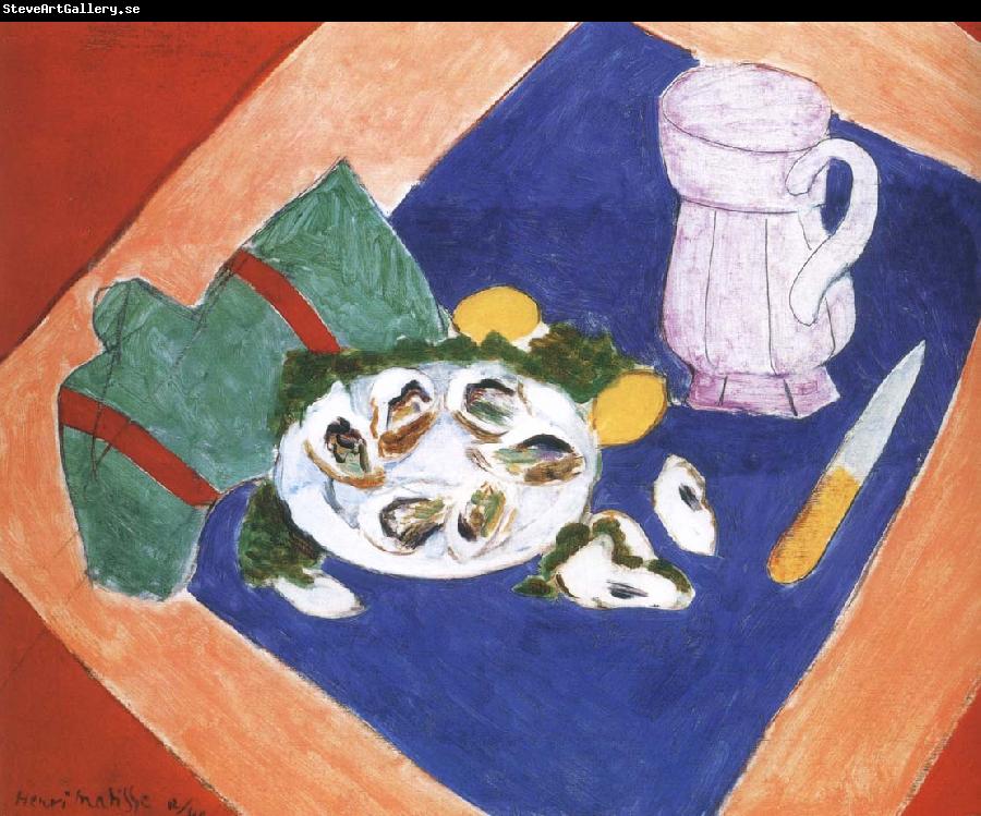 Henri Matisse There is still life of oysters